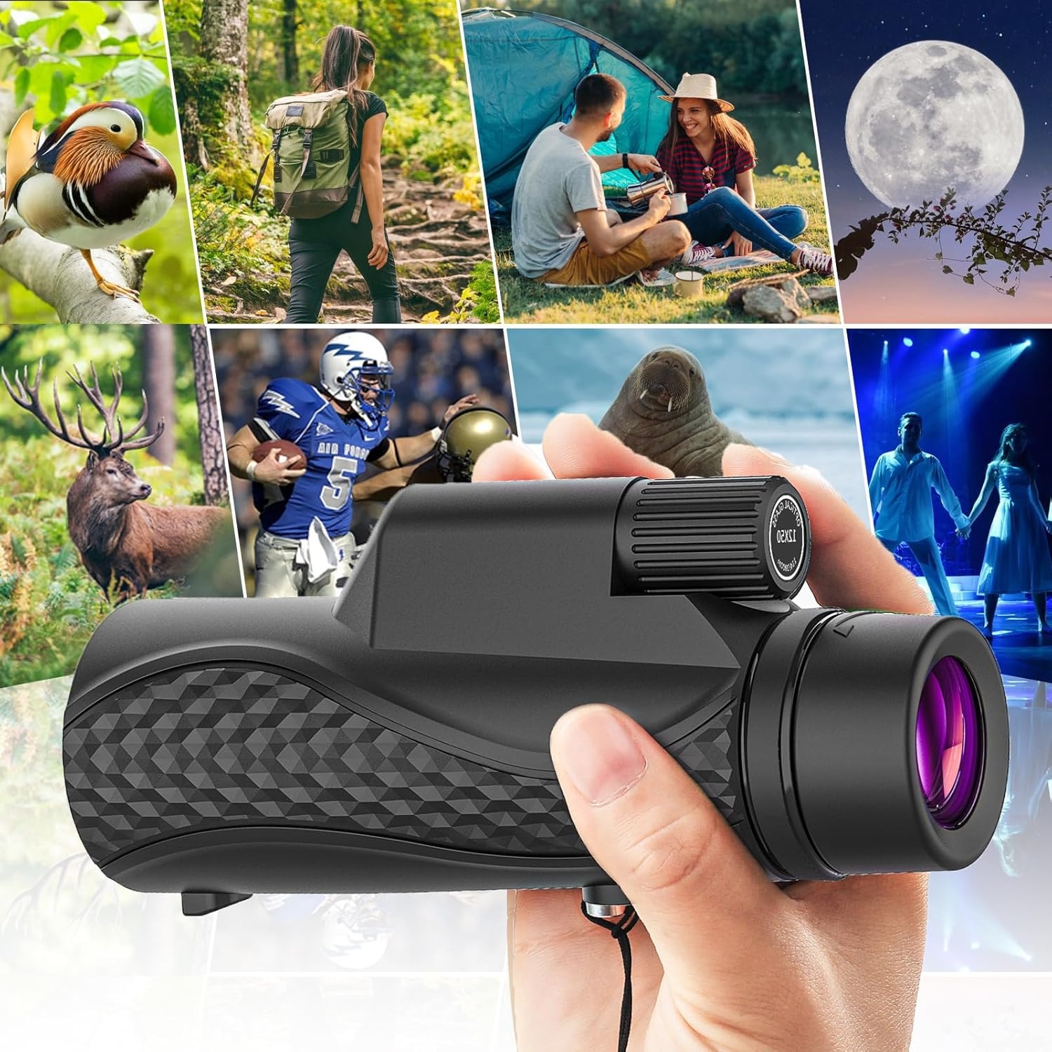 Monoculair 12x42 HD FMC - Korting 34%