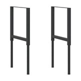 2x Verstelbare Werkbankframes Zwart - 34% Korting