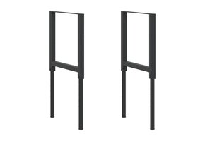 2x Verstelbare Werkbankframes Zwart - 34% Korting