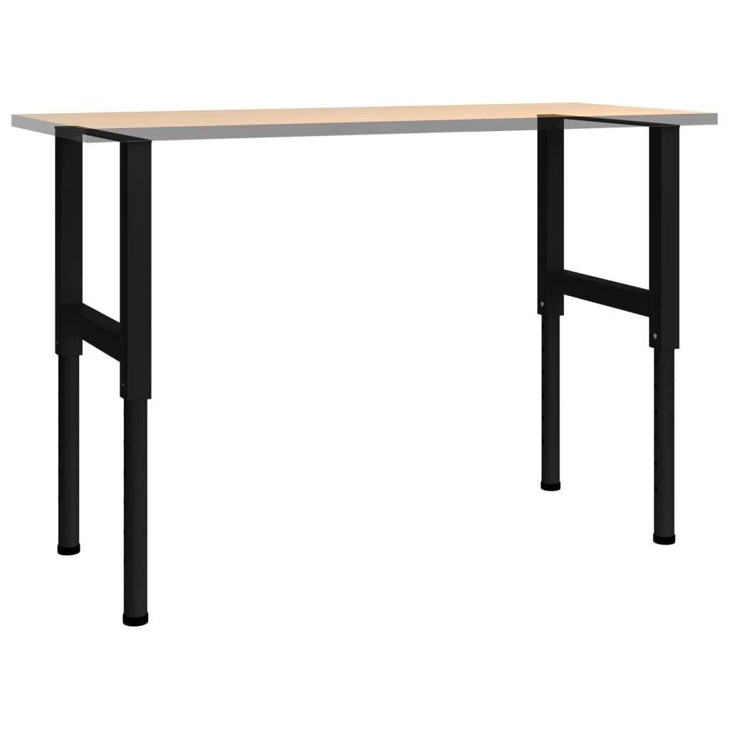 2x Verstelbare Werkbankframes Zwart - 34% Korting