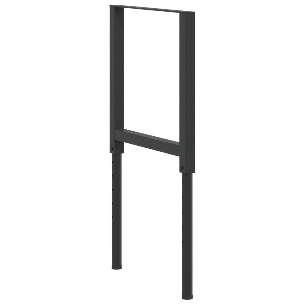 2x Verstelbare Werkbankframes Zwart - 34% Korting