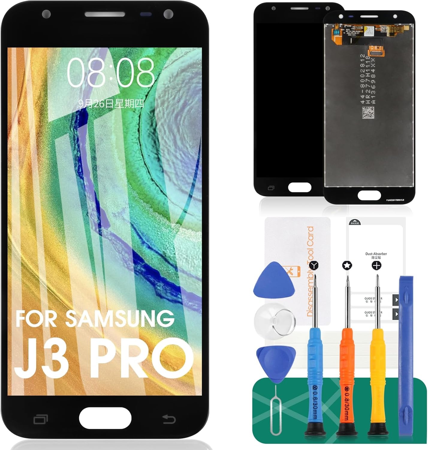LCD Scherm voor Samsung J3 2017 (J330) Zwart - 72% Korting