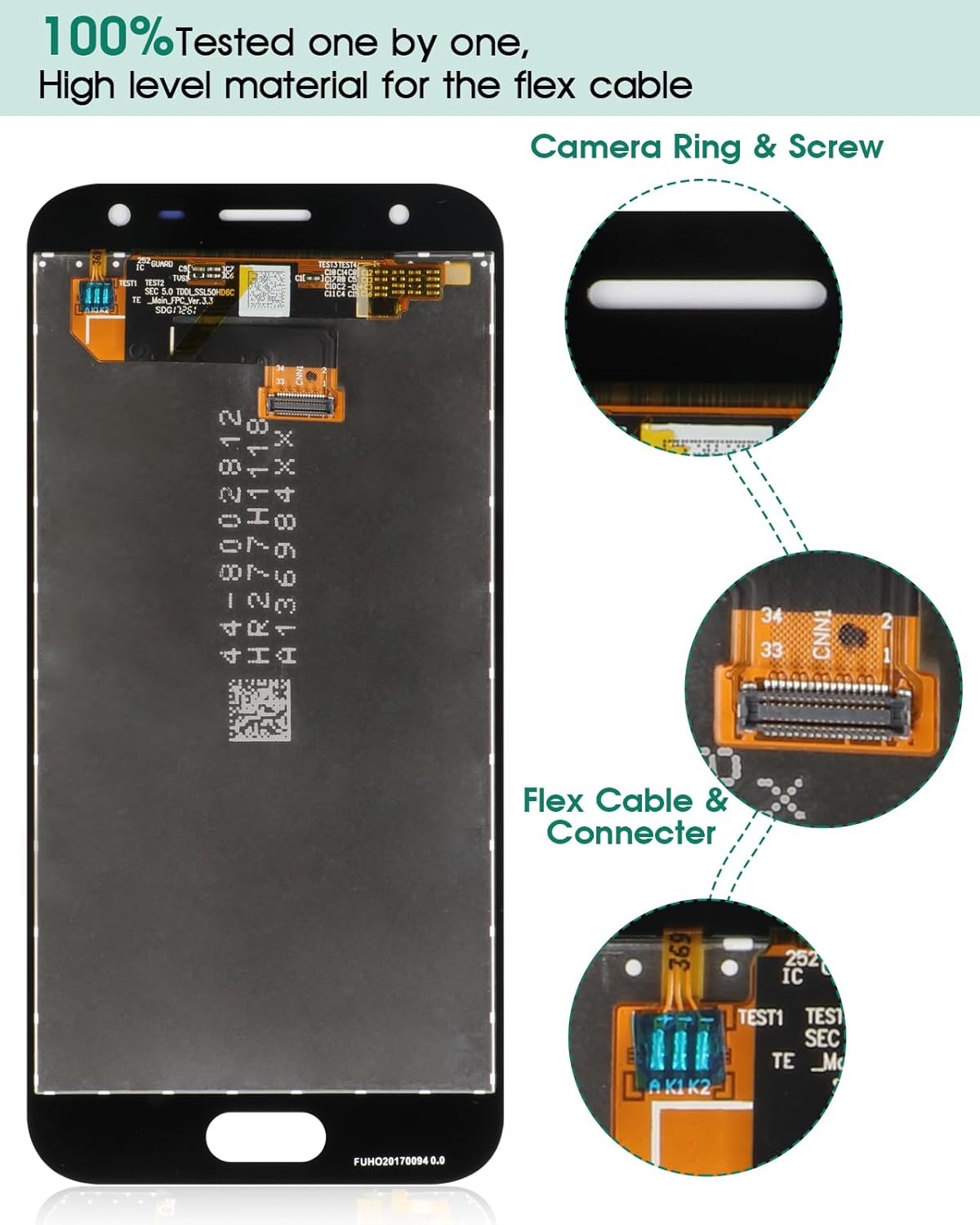 LCD Scherm voor Samsung J3 2017 (J330) Zwart - 72% Korting