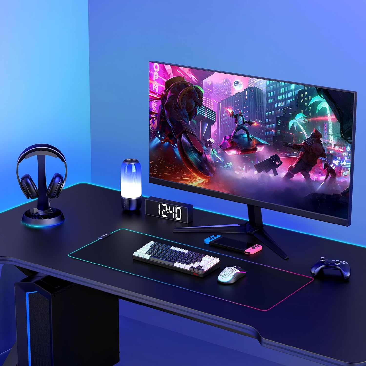 Draadloos AZERTY Toetsenbord & Muis Combo met RGB - 27% Korting