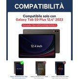 Tablet Toetsenbord voor Samsung Galaxy Tab S9 Plus met Touchpad & Kleurenverlichting (29% korting)