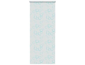 VidaXL Rolgordijn voor Douche - 80x240 cm - Bubbel Design - 27% Korting