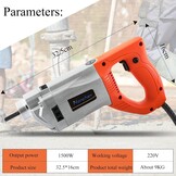 Betonvibrator 1500W 2m trilnaald Ø50mm met 35% Korting