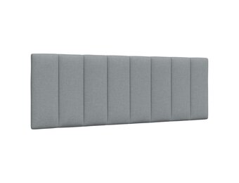 Hoofdbordkussen 120 cm Stof Lichtgrijs - 34% Korting!
