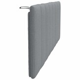 Hoofdbordkussen 120 cm Stof Lichtgrijs - 34% Korting!