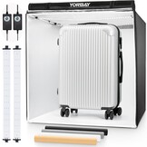 Fotostudio Set 80x80x80cm - CRI 95+ LED, 4 Achtergronden - 34% Korting