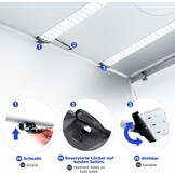 Fotostudio Set 80x80x80cm - CRI 95+ LED, 4 Achtergronden - 34% Korting