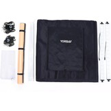 Fotostudio Set 80x80x80cm - CRI 95+ LED, 4 Achtergronden - 34% Korting