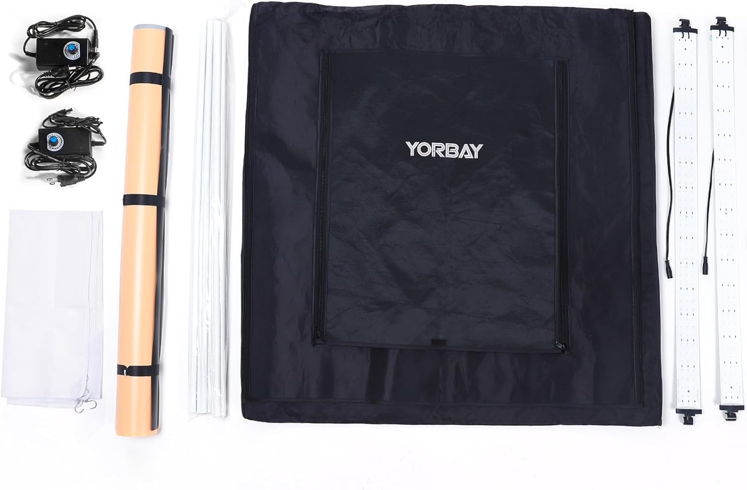 Fotostudio Set 80x80x80cm - CRI 95+ LED, 4 Achtergronden - 34% Korting