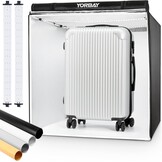 Fotostudio Set 80x80x80cm - CRI 95+ LED, 4 Achtergronden - 34% Korting