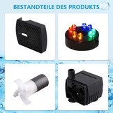 Mini Aquarium Pomp 31% Korting - 280 l/u, 8 LEDS