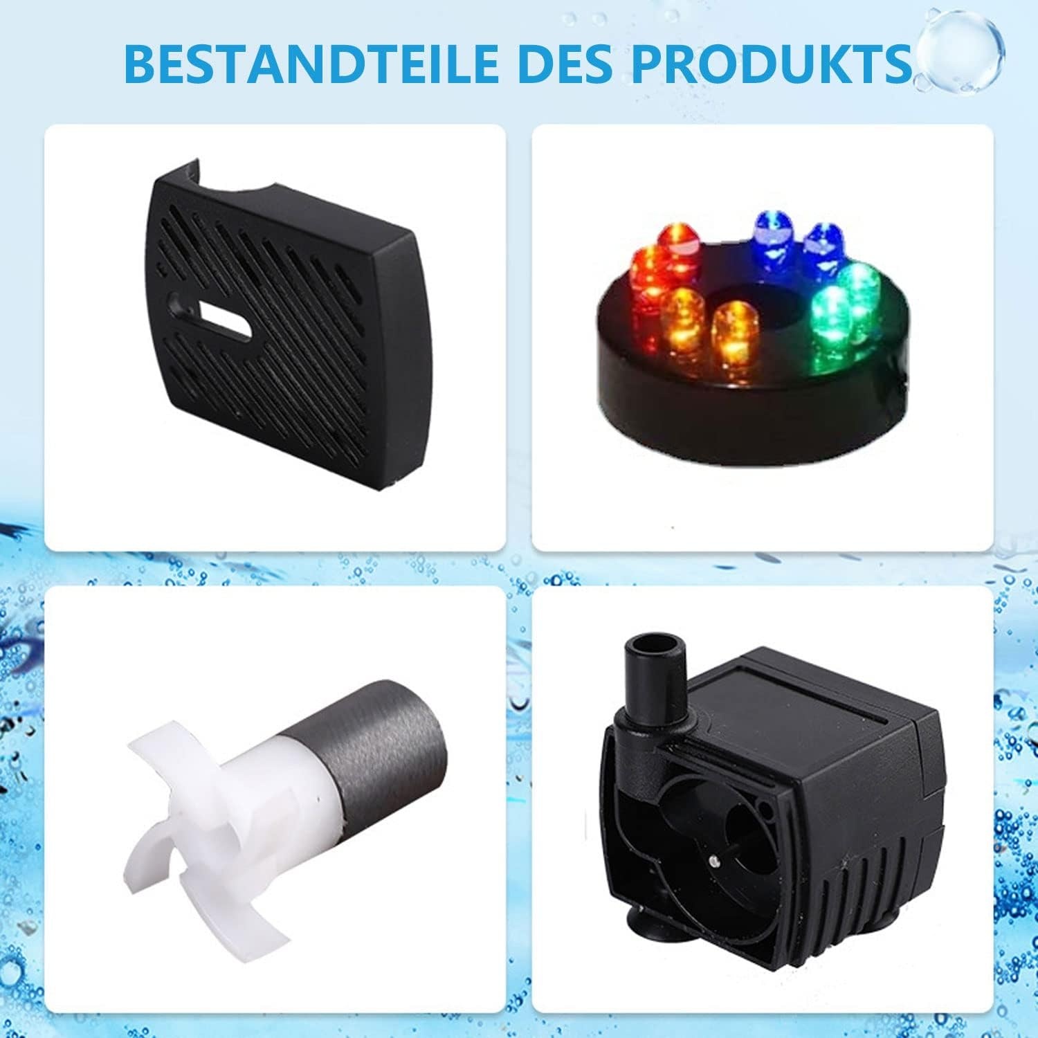 Mini Aquarium Pomp 31% Korting - 280 l/u, 8 LEDS