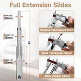 Ladegeleiders 1000mm 60kg Zonder Slot - 34% Korting!