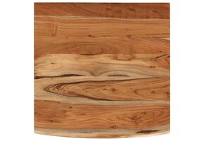 Acaciahouten Wandschap Vierkant 40cm - Natuurlijke Rand (28% Korting)