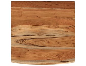 Acaciahouten Wandschap Vierkant 40cm - Natuurlijke Rand (28% Korting)