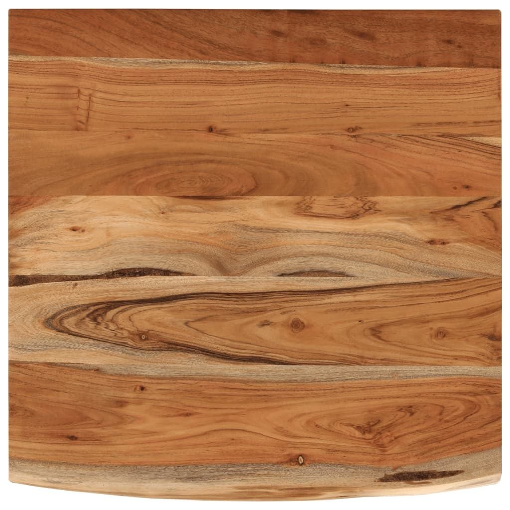 Acaciahouten Wandschap Vierkant 40cm - Natuurlijke Rand (28% Korting)