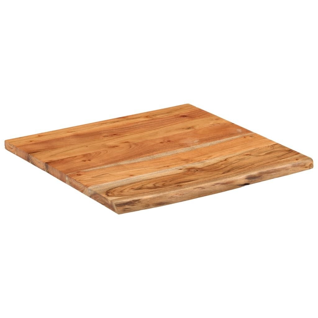 Acaciahouten Wandschap Vierkant 40cm - Natuurlijke Rand (28% Korting)