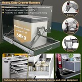 Ladegeleiders 900mm | Volledig uittrekbaar | 50kg belastbaar | 29% korting