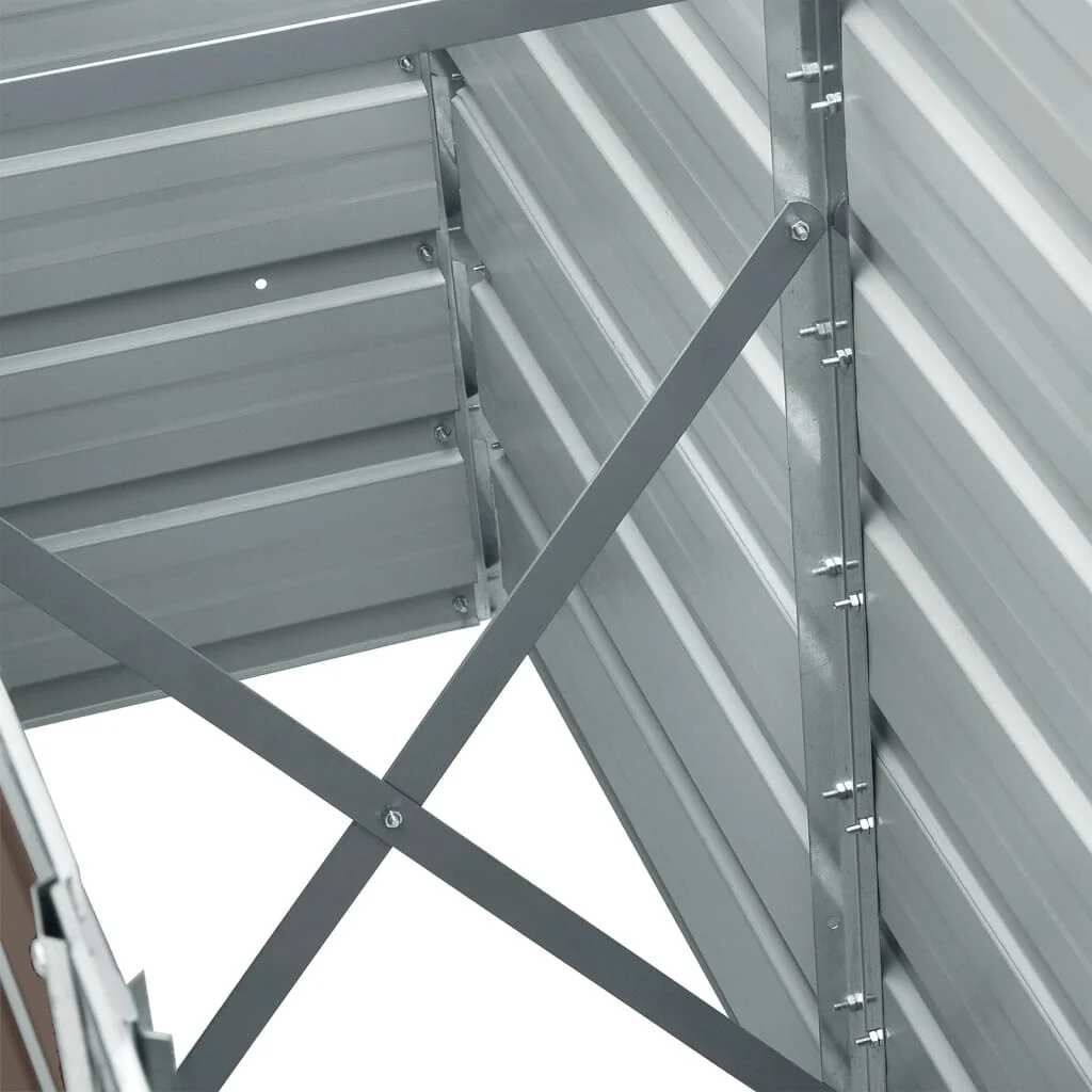 Verhoogde Plantenbak 240x40x45 cm Gegalvaniseerd Staal Bruin - 34% Korting