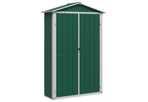 Groene Tuinschuur van Staal - 116x45x175 cm - 35% Korting!