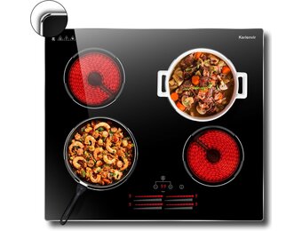 Elektrische Inbouw Kookplaat 60cm 4 Zones - 35% Korting