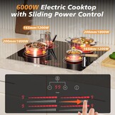 Elektrische Inbouw Kookplaat 60cm 4 Zones - 35% Korting