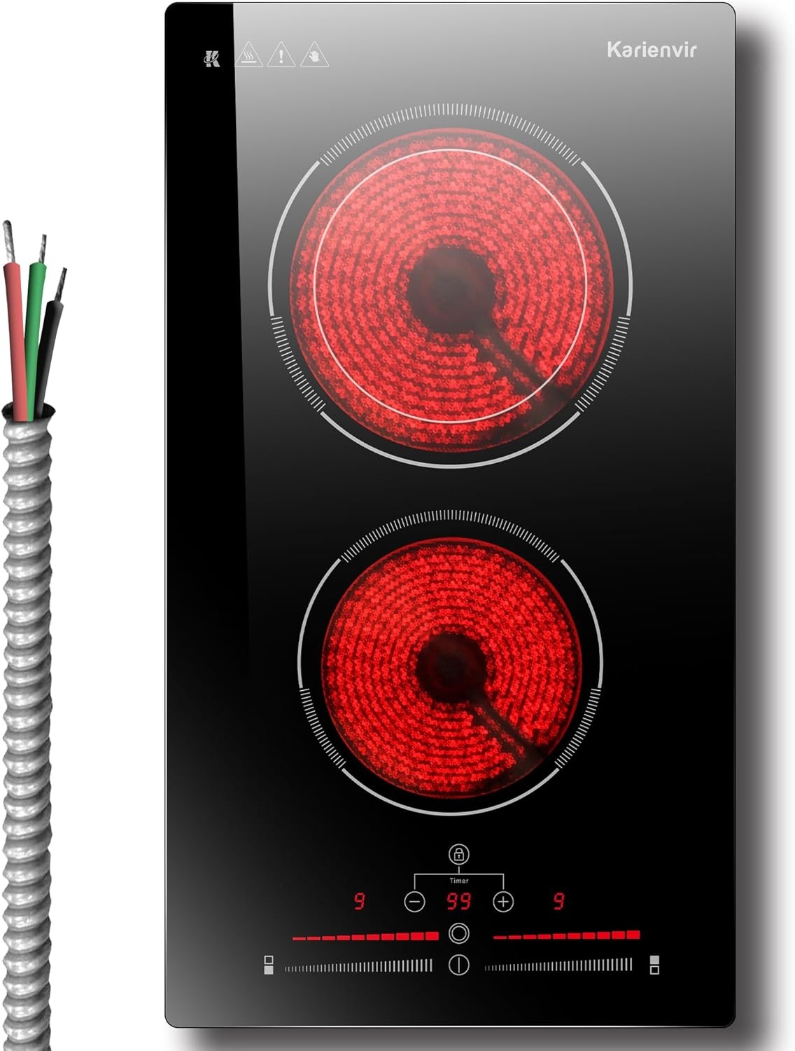 Elektrische Inbouw Kookplaat 60cm 4 Zones - 35% Korting
