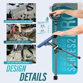 Opvouwbare Wandelstok met Zitting Blauw (30% Korting)