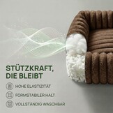 Wasbaar Hondenkussen Antislip Bruin - Maat S (50x48x15 cm) - 33% Korting