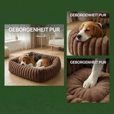 Wasbaar Hondenkussen Antislip Bruin - Maat S (50x48x15 cm) - 33% Korting
