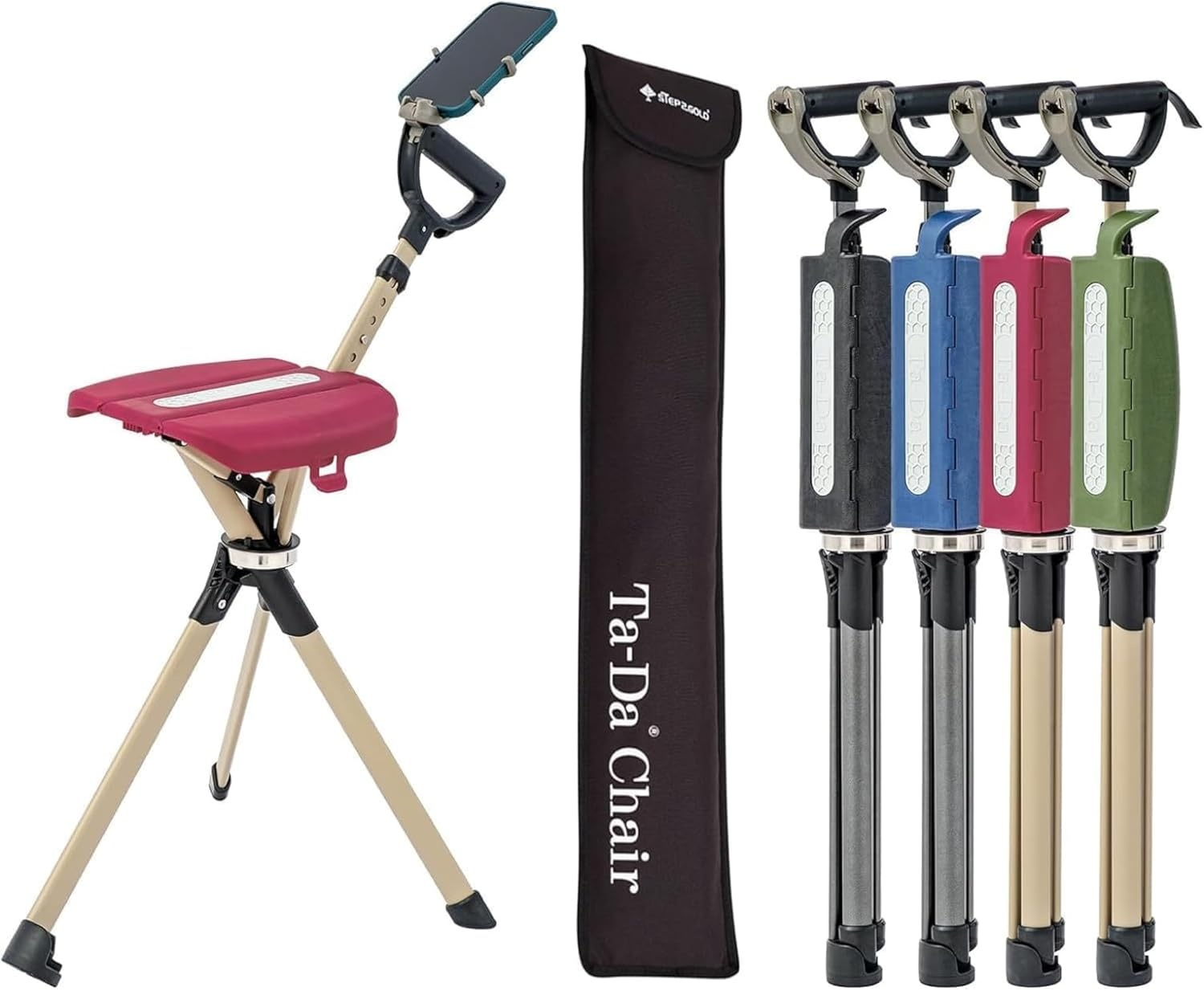 Opvouwbare Wandelstok met Zitting Blauw (30% Korting)