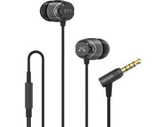 SoundMagic E11 bedrade oordopjes - Zwart - 29% Korting