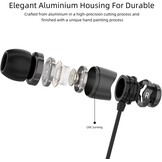 SoundMagic E11 bedrade oordopjes - Zwart - 29% Korting