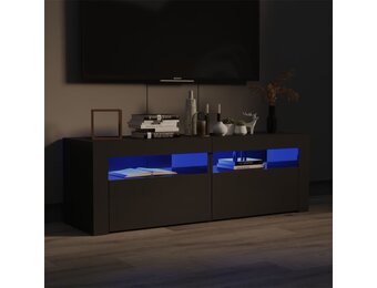 TV-meubel met LED Hoogglans Grijs 120cm - 29% Korting!