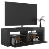 TV-meubel met LED Hoogglans Grijs 120cm - 29% Korting!