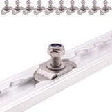 Airline Rail Schroefverbindingen | 10 Stuks RVS | M8 x 15mm | 700kg Breukbelasting