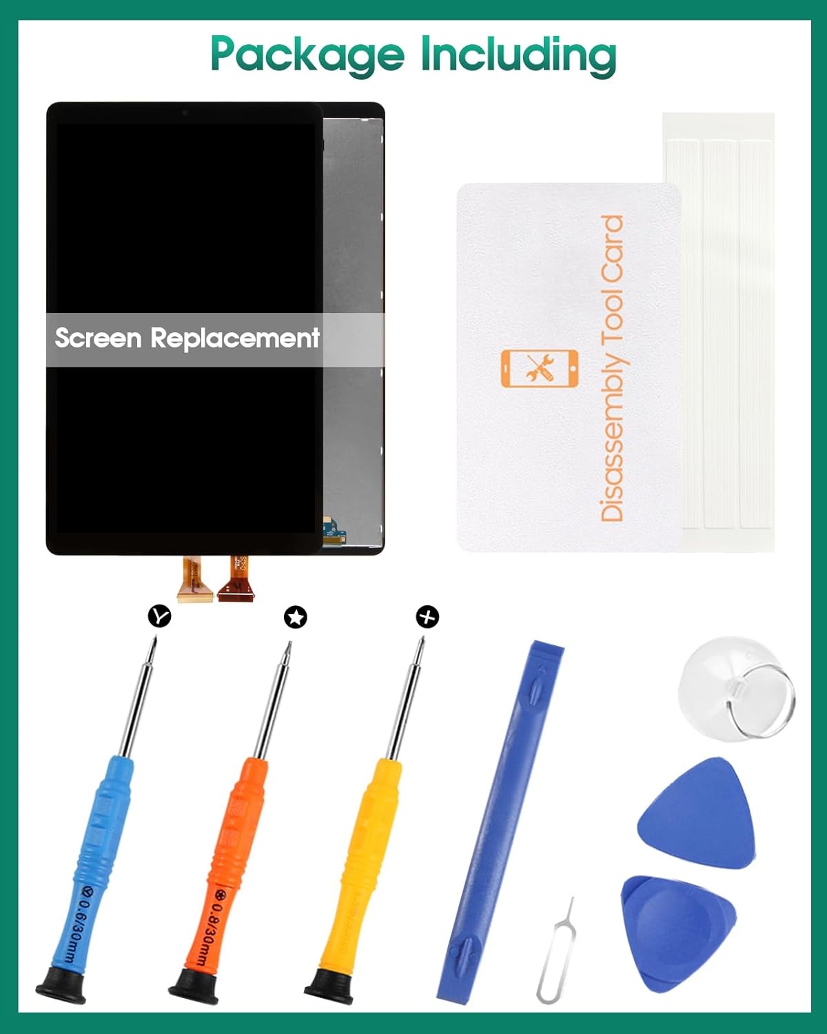 Zwart LCD Scherm Vervanging Samsung Galaxy Tab A 10.1 (2019) - 34% Korting
