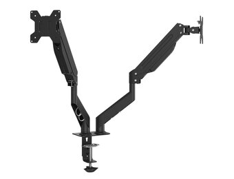 Dubbele Monitor Beugel - Gasveer - Zwart - 34% Korting