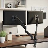 Dubbele Monitor Beugel - Gasveer - Zwart - 34% Korting