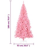 Roze Kunstkerstboom met Standaard (180 cm) - 33% Korting