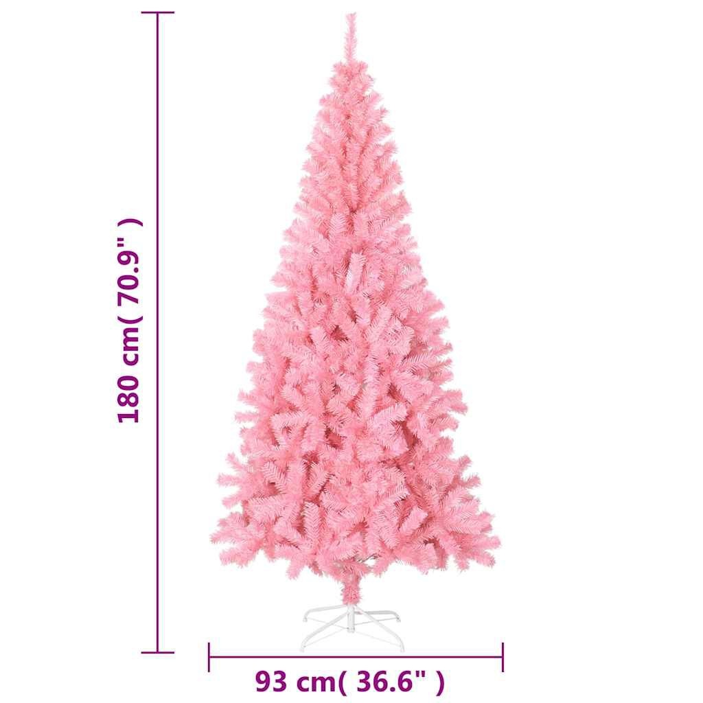 Roze Kunstkerstboom met Standaard (180 cm) - 33% Korting
