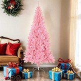 Roze Kunstkerstboom met Standaard (180 cm) - 33% Korting