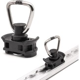 10x Airline Rail Sjorogen (1000kg) - Zwart