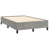 Lichtgrijs Fluweel Bedframe 120x190cm - 34% Korting!