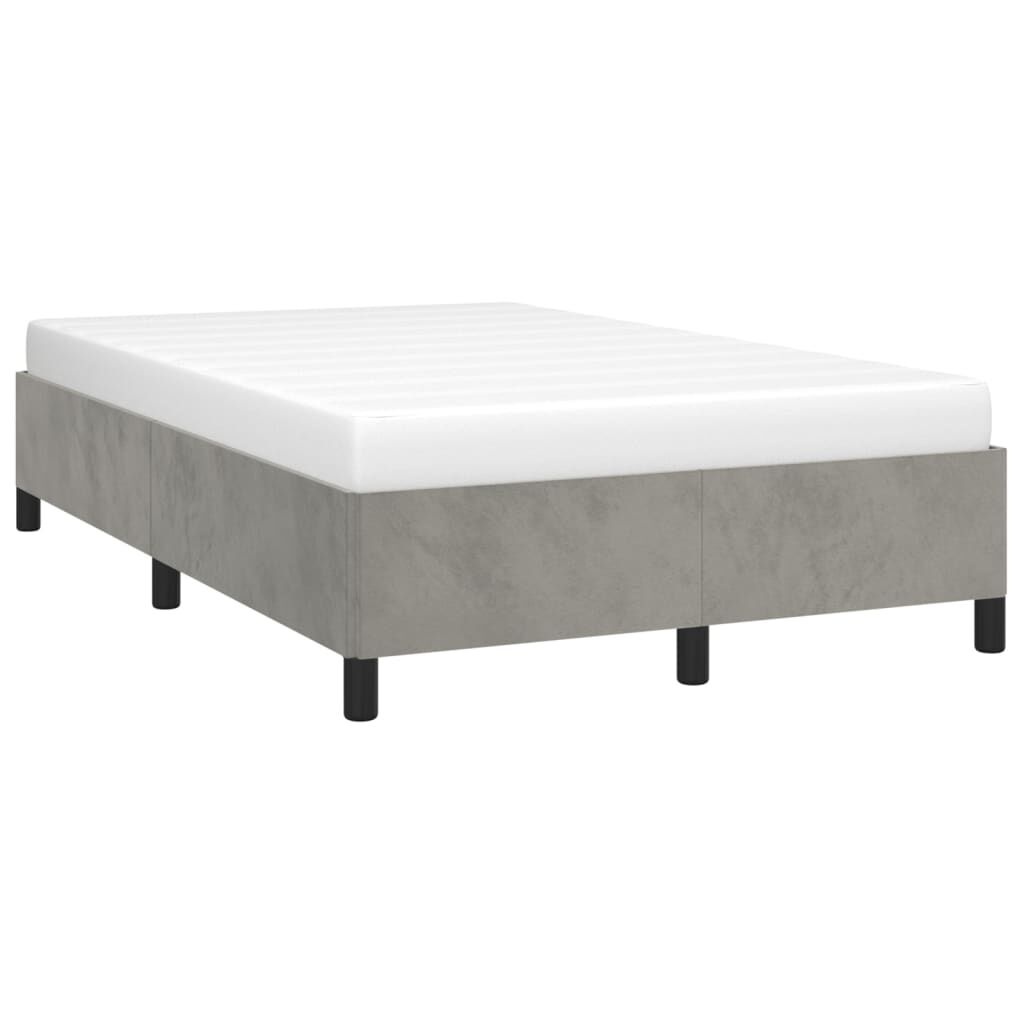 Lichtgrijs Fluweel Bedframe 120x190cm - 34% Korting!