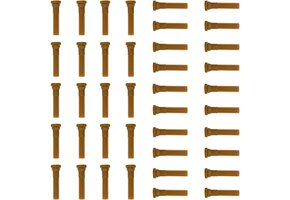 Rubber Plukvingers 40 Stuks - Geel (67% Korting)